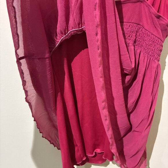 Rampage Pink Sleeveless Baby Doll Top - Women's XS - Picture 6 of 8